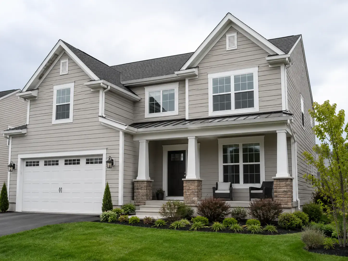 Finished fiber-cement siding install in Bucks County, PA