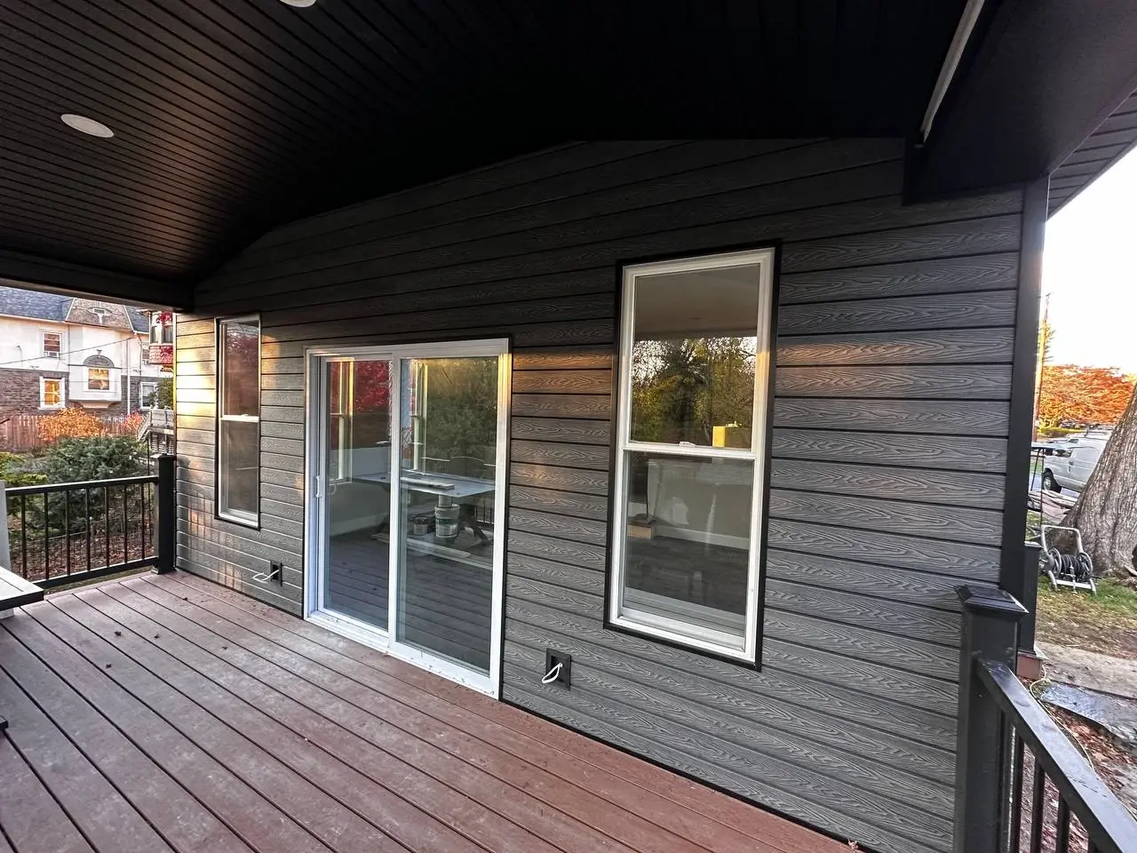 Finished James Hardie fiber-cement siding install in Bucks County, PA — photo 4