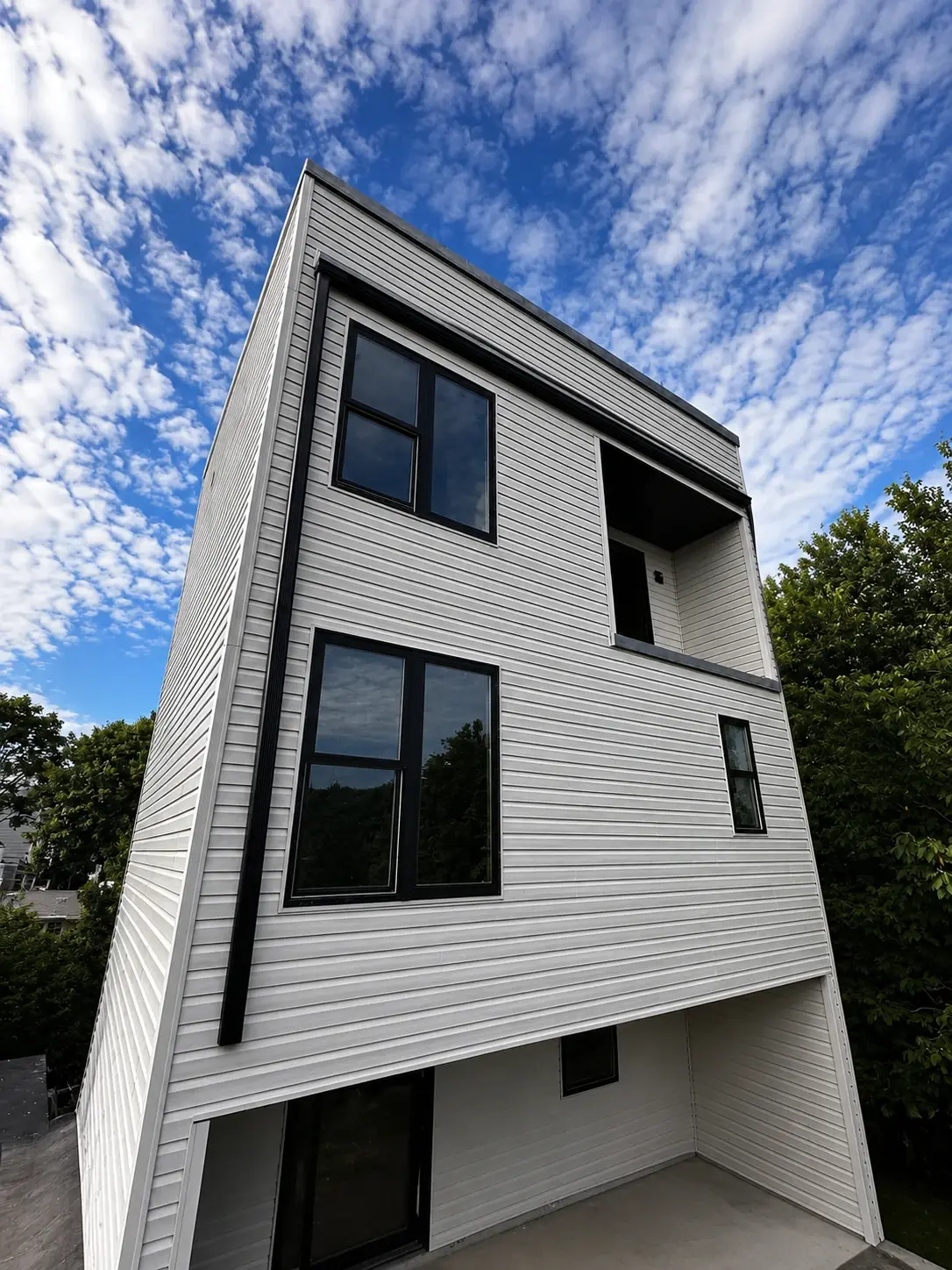 Siding — fiber-cement siding install