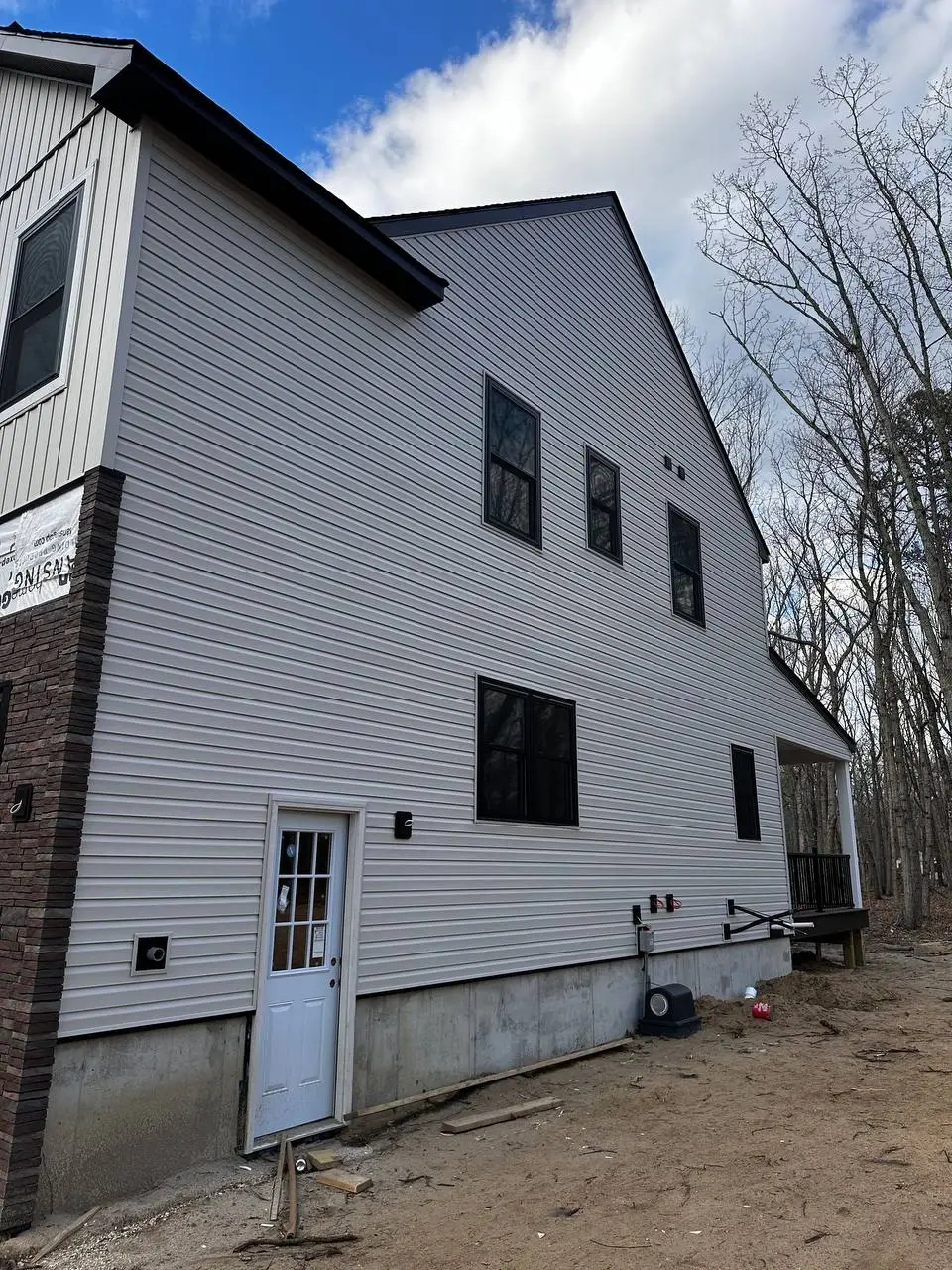 Close-up of insulated siding panel with rigid foam backing — photo 2